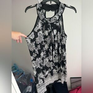 Black and white dress